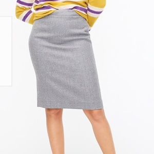 J. Crew No. 2 Pencil skirt in double-serge wool